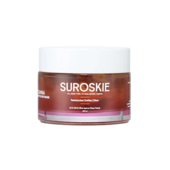 SUROSKIE Rosanna Rose Face Mask for Glowing Skin, 50gm available on Herbkart