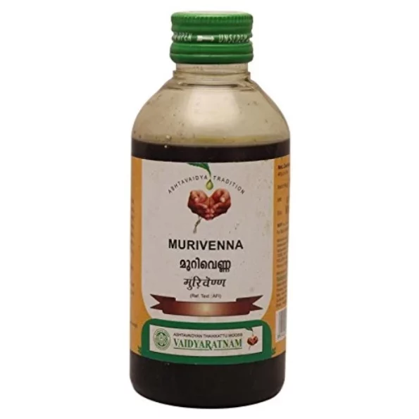 Vaidyaratnam Murivenna Oil 200 ml available on Herbkart