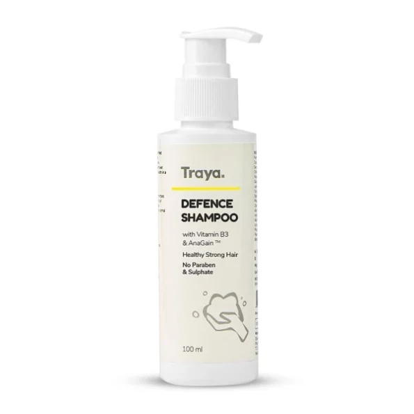 Traya Defence Shampoo, Cleansing Shampoo for Scalp Nourishment & Hair Health, 100 ml, Herbkart8t741AidOrpdTL.webp, Herbkart8t741AidOrpdTL