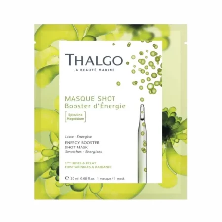 Thalgo Energy Booster Shot Mask - Hydrating and Energizing Sheet Mask with Spirulina for a Youthful, Revitalized Complexion - 20ml