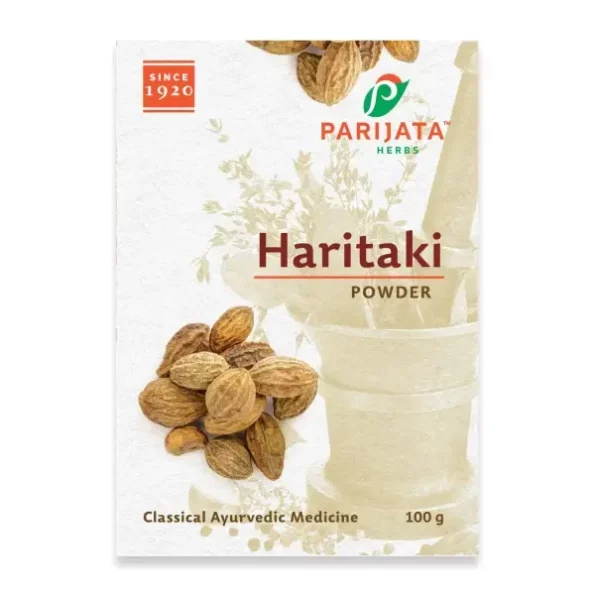 Parijata Herbs Haritaki Powder/harada powder - 100gm available on Herbkart