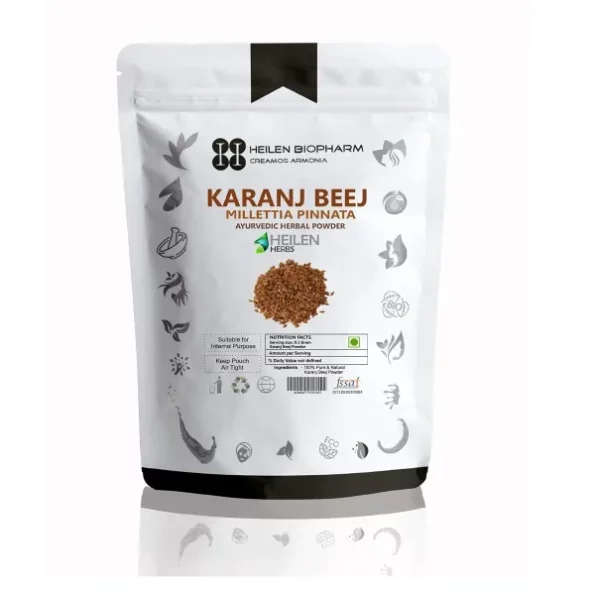 Heilen Biopharm Karanj Beej Powder For Skin/Hair Improvement - 200 g, Herbkart8t781nWG9x0z4L.webp,