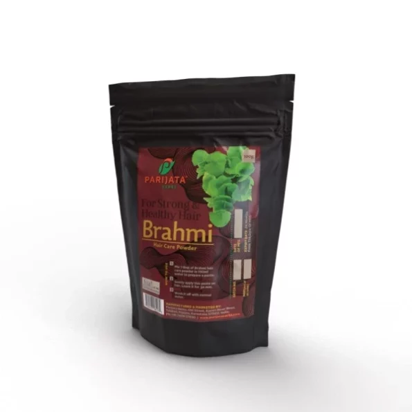 Parijata Herbs Brahmi Powder For Hair Growth 100g available on Herbkart