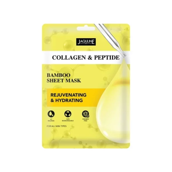 Jaquline USA Collagen & Peptide Sheet Mask available on Herbkart