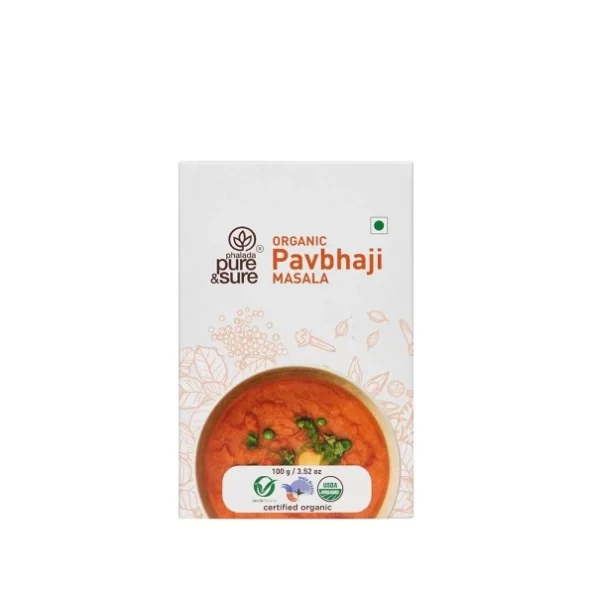 Pure & Sure Organic Pav Bhaji Masala Powder 100G, Herbkart8t751lMzwE39wL.webp, Herbkart8t751lMzwE39wL