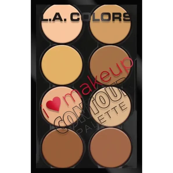 L.A Colors I Heart Makeup Contour Palette, Light to Medium, 28.8g, Herbkart8t771fScu20DrHL.webp, Herbkart8t771fScu20DrHL