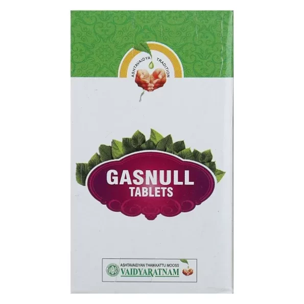 Vaidyaratnam Gasnull Tablet, 100 Tablets available on Herbkart