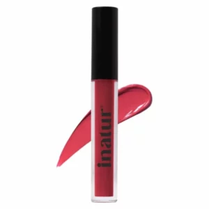 inatur Matte Liquid Lip Color with Hyaluronic Acid & Collagen, 2ml, Cherry Rush available on Herbkart