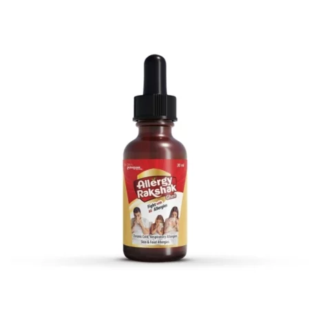 AROGYAM AYURVEDA Allergy Rakshak Ghrit Nasya Nasal Drops | Effective In Snoring Sinus Vata Pita Kapha And Nasal Issues | ISO FDA GMP Certified | 20ml