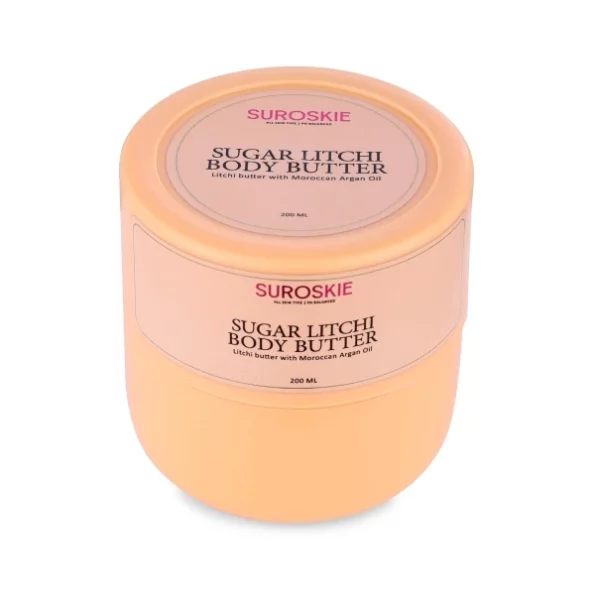 SUROSKIE Sugar Litchi Body Butter, 200ml available on Herbkart