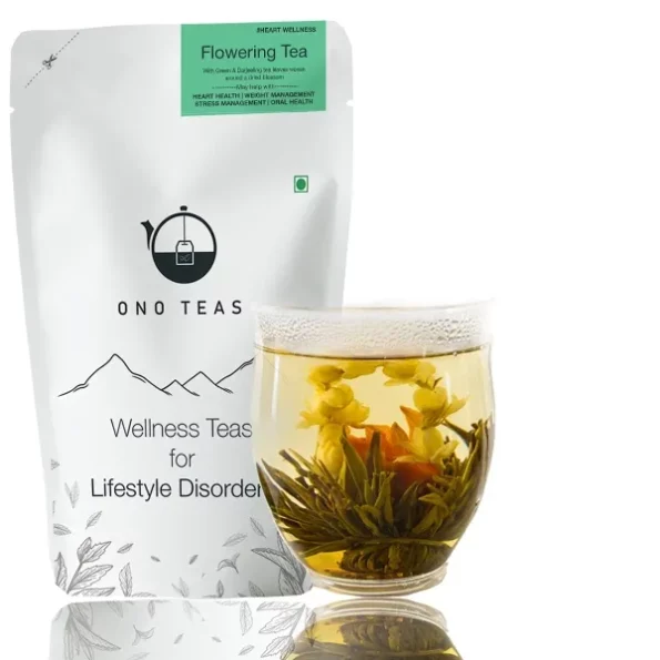 Ono Teas Flowering Tea (25 Grams 15 Cups) Blooming Tea with Darjeeling Green Tea, Herbkart8t761b5DcJQ209S.webp, Herbkart8t761b5DcJQ209S