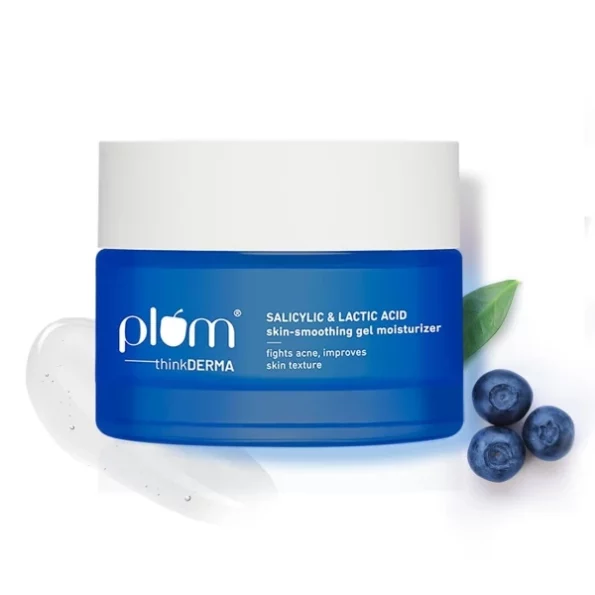 Plum Salicylic & Lactic Acid Skin-smoothing Gel Moisturizer 50g available on Herbkart