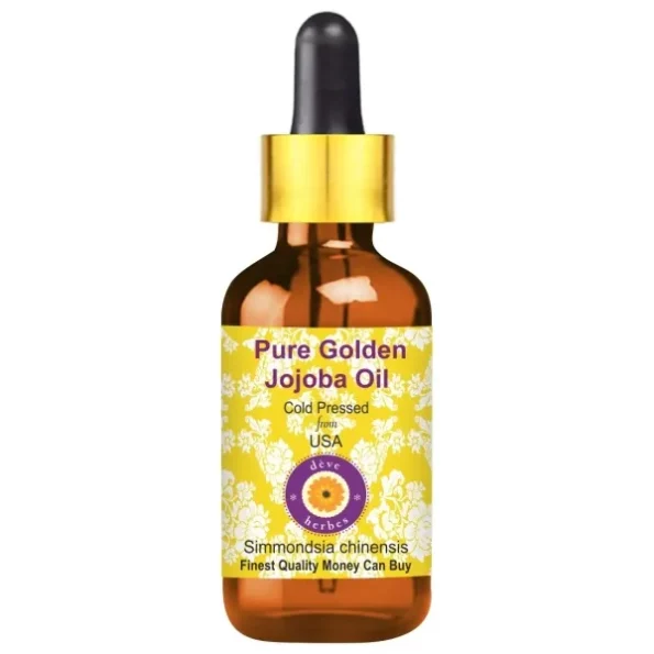 Deve Herbes Pure Golden Jojoba Oil (Simmondsia chinensis) 10ml, Herbkart8t7615BOEwbHnL.webp, Herbkart8t7615BOEwbHnL