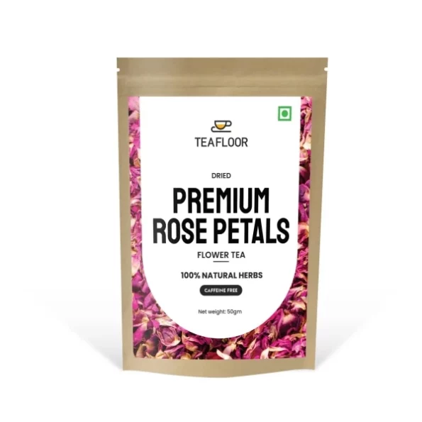 TEAFLOOR 100% Dried Natural Rose Petals Tea, 50g (Rose), Herbkart8t7611jzI2rnPL.webp, Herbkart8t7611jzI2rnPL