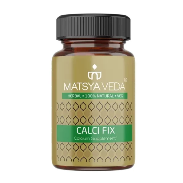 MatsyaVeda Calci Fix Calcium Supplements Infused with Methi & Ginger Maintains Bone Density and Strength ( 30), Herbkart8t7619UjbTnR2L.webp, Herbkart8t7619UjbTnR2L