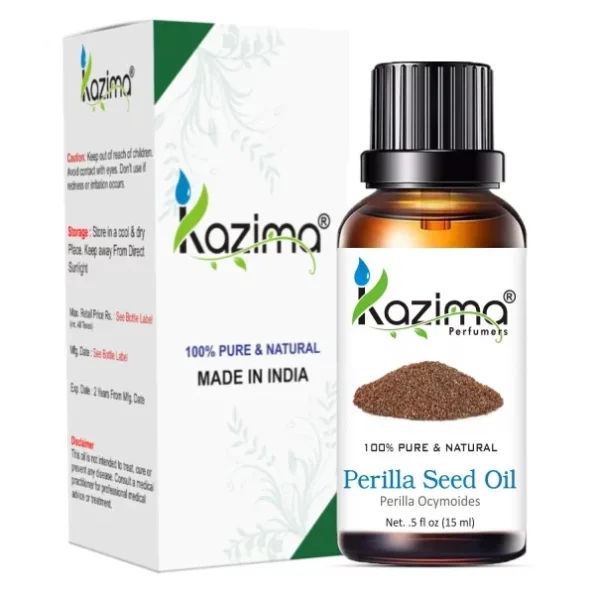 KAZIMA Perilla Seed Cold Pressed Carrier Oil (15ml) available on Herbkart