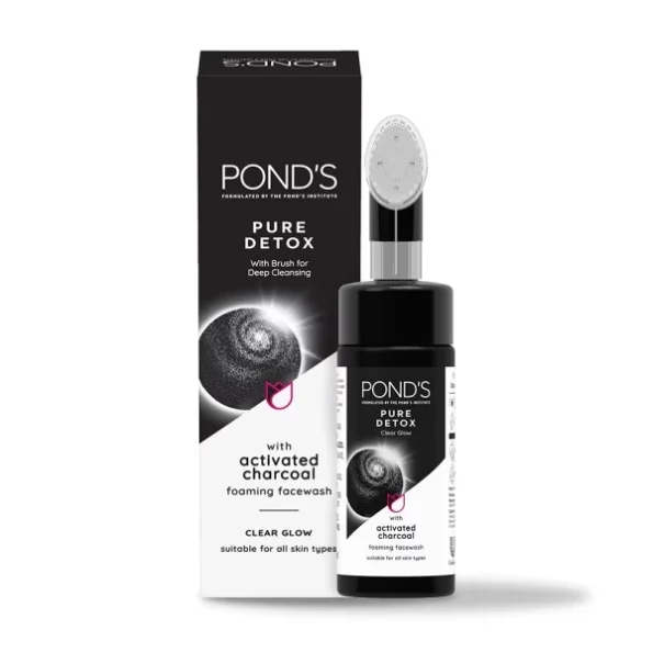 Pond's Pure Detox Foaming Brush Facewash, 150 ml, Herbkart8t751C1fFOb-ML.webp, Herbkart8t751C1fFOb ML