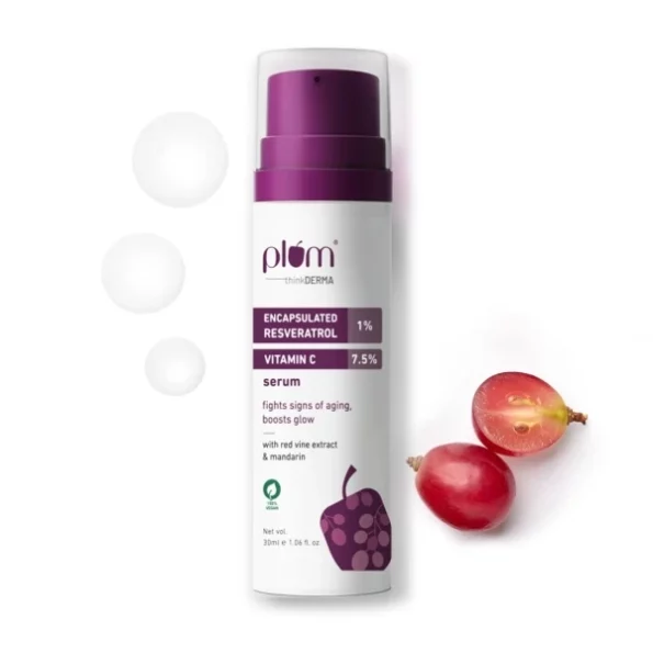 Plum 1% Encapsulated Resveratrol & 7.5% Vitamin C Face Serum, Herbkart8t751KiZJTuIPL.webp, Herbkart8t751KiZJTuIPL