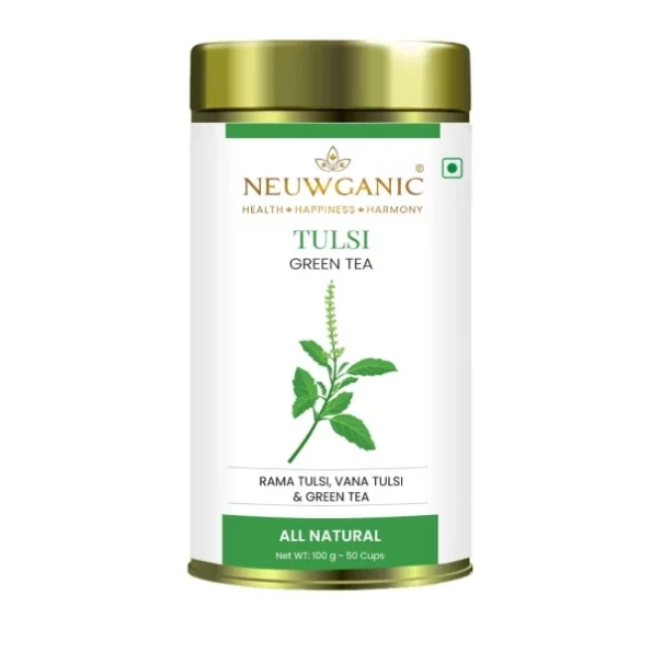 Neuwganic Tea : Tulsi Green Tea, Green Tea,100 Grams, Herbkart8t751Wt3MS2CYL.webp, Herbkart8t751Wt3MS2CYL