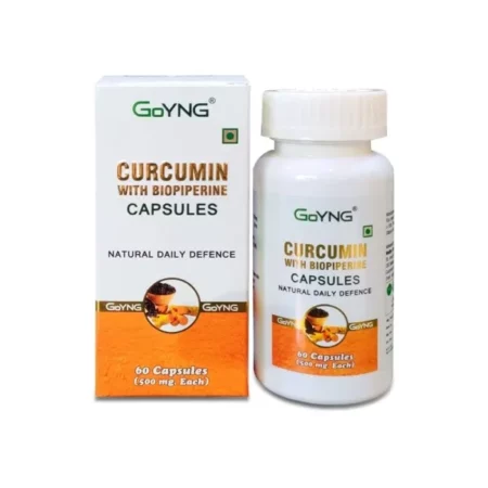 GoYNG Curcumin Capsules with Bioperine - Boost Immunity Naturally (60 Capsules)