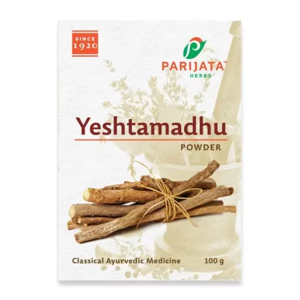 Parijata Herbs Yastimadhu/Licorice/Jestamadhu/Athimadura Powder - 100g available on Herbkart