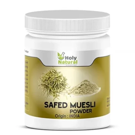 Holy Natural Safed Muesli Powder (100 gm) | Pure & Natural | Boost Immunity & Strength | Useful For Men & Women