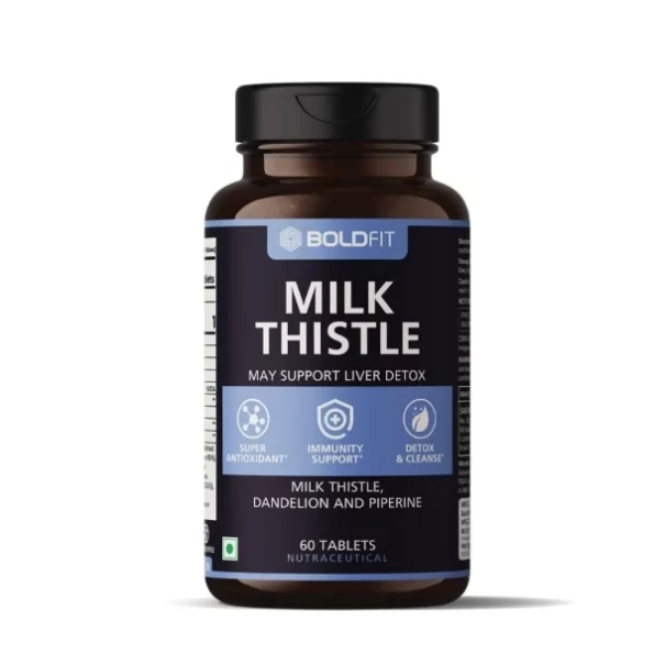 Boldfit Milk Thistle Liver Detox Supplement - 60 Vegetarian Tablets, Herbkart8t751pvMppC6zL.webp, Herbkart8t751pvMppC6zL