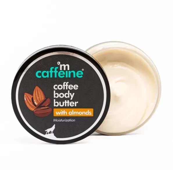 mCaffeine Coffee & Almonds Body Butter with Shea Butter for Deep Moisturization & Soft Skin - 100 g, Herbkart8t7616haQDTE-L.webp, Herbkart8t7616haQDTE L