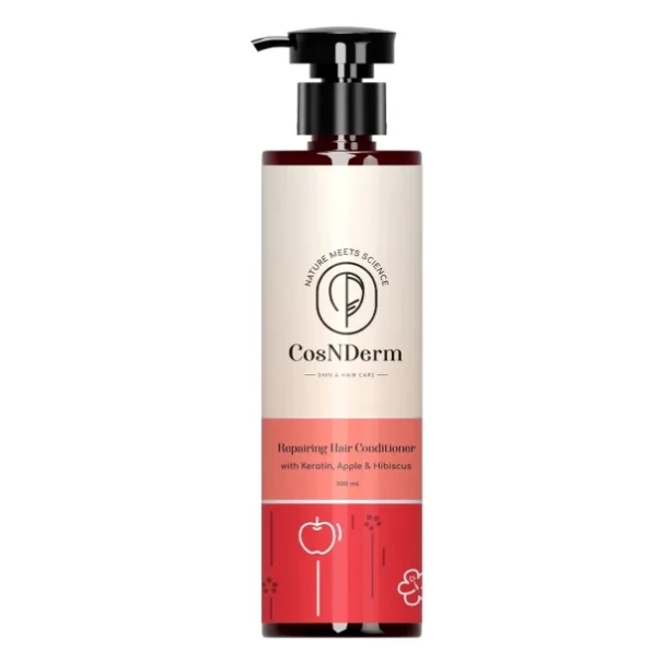 CosNDerm Hair Conditioner (300 ml) with Keratin Apple and Hibiscus, Herbkart8t751pxt9hOHNL.webp,