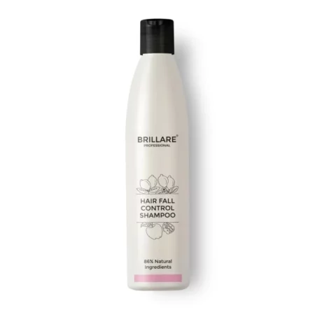 Brillare Professional Hair Fall Control Shampoo, Natural Anti Hair Fall & Hair Growth Shampoo with Soyabean & Vital Plant Extracts for Better Hair Holding, 300 ml