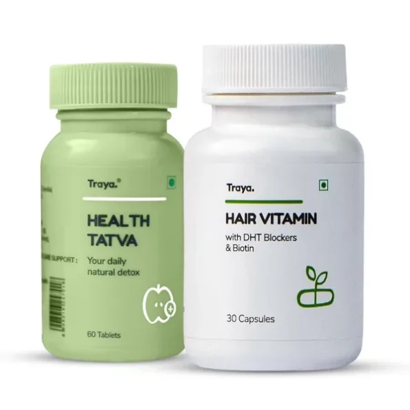 Traya Hair Health Booster Combo, Health Tatva (60 Tablets) + Multi Vitamins (30 Tablets), Herbkart8t761myIzGIqTL.webp, Herbkart8t761myIzGIqTL