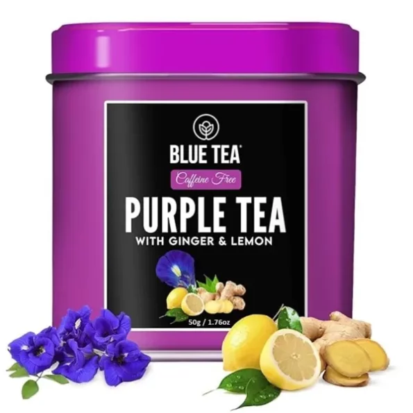 BLUE TEA - Purple Herbal Tea - 50Grams (50 Cups), Herbkart8t7614RAt6emTL.webp, Herbkart8t7614RAt6emTL