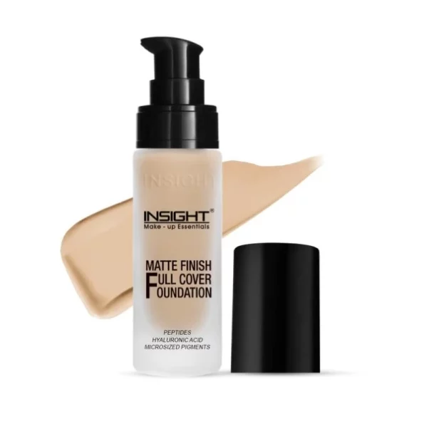 Insight Cosmetics Matte Finish Full Cover Foundation, FD39 - MN16 available on Herbkart