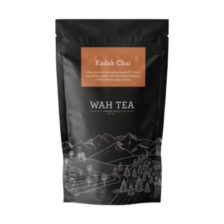 Wah Tea Kadak CTC Chai | Black Tea | Assam Chai | Zero Calories | Hand plucked | 100% Natural Anti-Oxidants | Weedicide & Pesticide Free | De-Stress & Re-Energize | 250g (125 Cups)