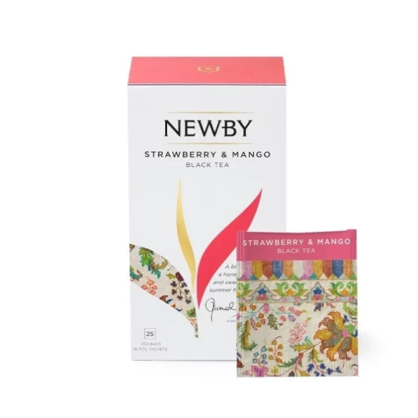 Newby Strawberry and Mango Black Tea, 25 Biodegradable Tea Bags 50g, Herbkart8t751bNjZY7flL.webp, Herbkart8t751bNjZY7flL