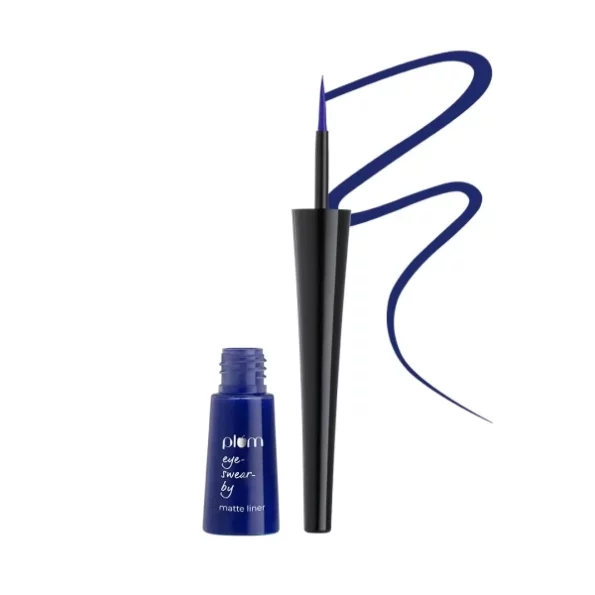 Plum Eye-Swear-By Matte Liner 05 Midnight Blue available on Herbkart