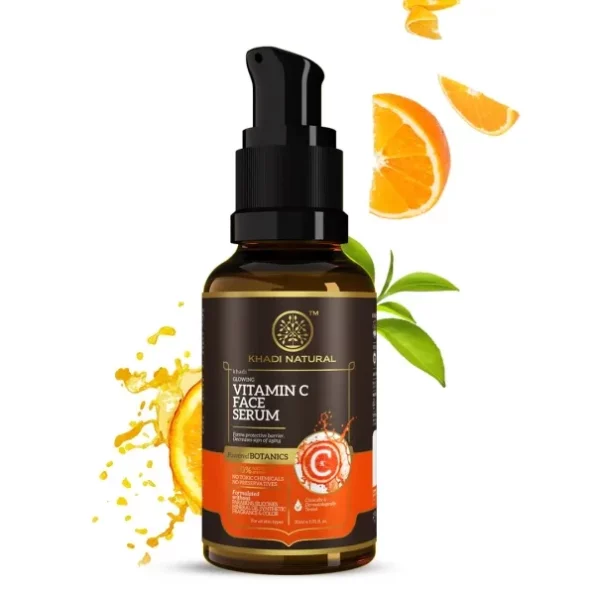 Khadi Natural Vitamin C Face Serum 30ml available on Herbkart