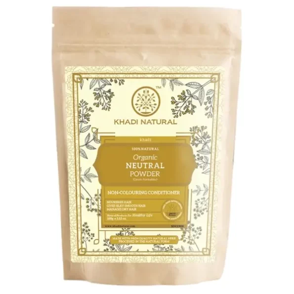 KHADI NATURAL Neutral Organic Powder available on Herbkart