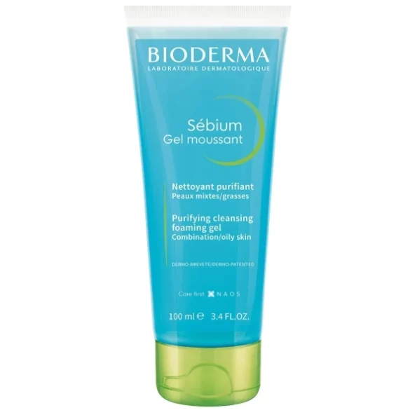Bioderma Sebium Gel Moussant Purifying Cleansing Foaming Gel Combination To Oily Skin, 100ml, Herbkart8t77177OH4VUJL.webp, Herbkart8t77177OH4VUJL