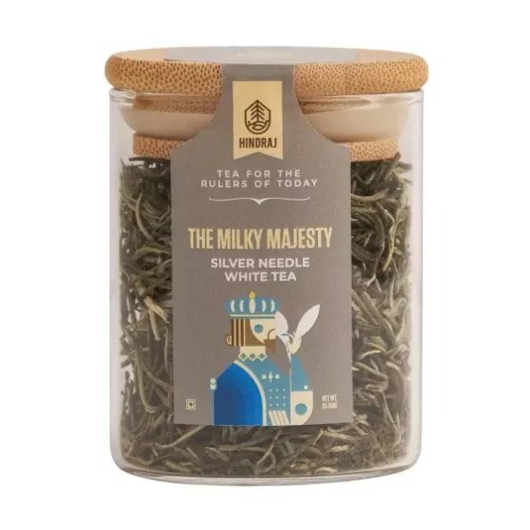 Hindraj Silver Needle White Tea: The Milky Majesty Loose Tea Leaves, 35 gm, Herbkart8t771WcJSuODaL.webp, Herbkart8t771WcJSuODaL