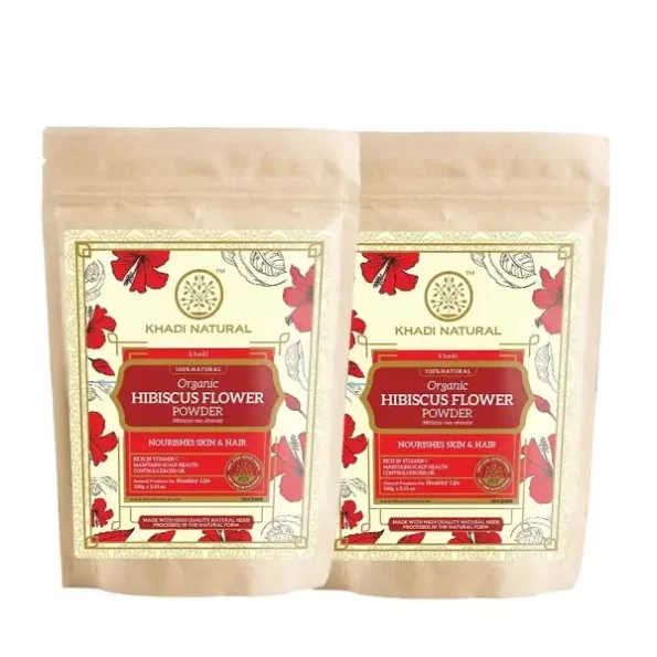 KHADI NATURAL Tulsi Leaf Organic Powder (2x100gm) 200gm available on Herbkart