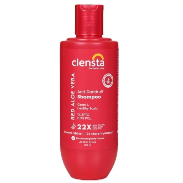 Clensta Red Aloe Vera Anti-Dandruff Shampoo With Zpto & Red Aloe Vera 250ml, Herbkart8t761Sp1205-tL.webp, Herbkart8t761Sp1205 tL