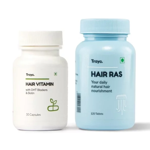 Traya Hair Growth Supplements Combo, Hair Ras (120 Tablets) + Hair Vitamins (30 Tablets), Herbkart8t741SDiJ60XgL.webp, Herbkart8t741SDiJ60XgL