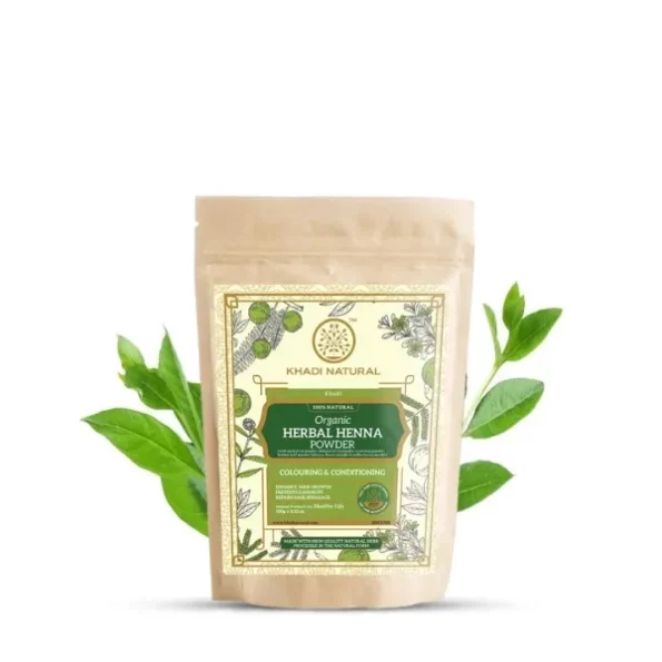 Khadi Natural Herbal Henna Organic Powder, 100g available on Herbkart