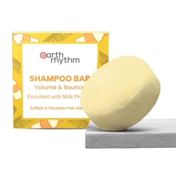 Earth Rhythm Milk Shampoo Bar, Plastic Free (Cardboard) - 80gm, Herbkart8t751Y0HDXYsPL.webp, Herbkart8t751Y0HDXYsPL