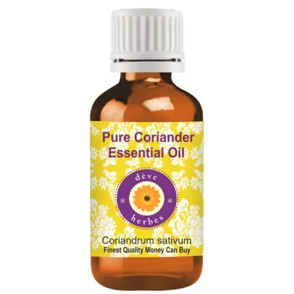 Deve Herbes Pure Coriander Essential Oil (Coriandrum sativum) Steam Distilled 10ml, Herbkart8t7610QiKMRpqL.webp, Herbkart8t7610QiKMRpqL