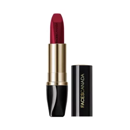 FACESCANADA Matte Addiction Lipstick - Fearless Red 06, 3.5 Gm