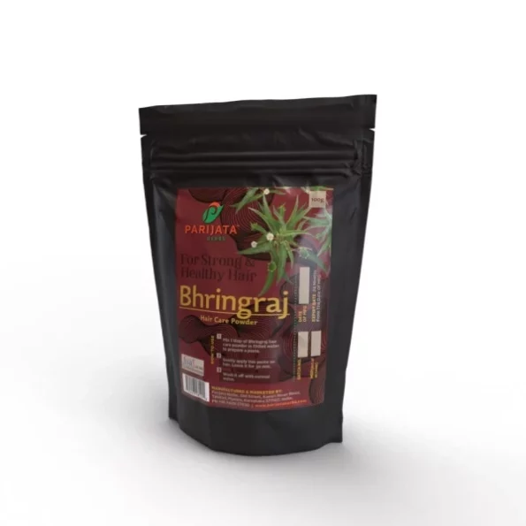 Parijata Herbs Bhringraj Powder For Hair 100g available on Herbkart