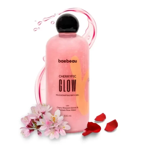 Baebeau Cherryfic Glow Rejuvenating Body Wash & Shower Gel - 300Ml, Herbkart8t761FKaslKGVL.webp, Herbkart8t761FKaslKGVL