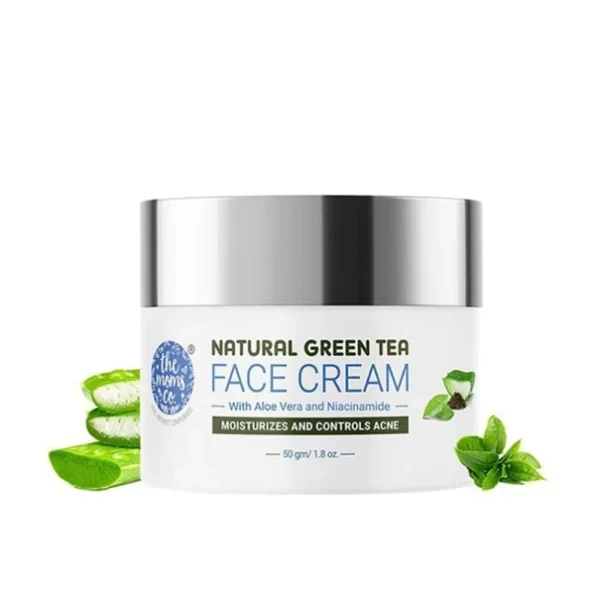 The Moms Co. Natural Green Tea Face Cream 50 Gms, Herbkart8t751swmWtulrL.webp, Herbkart8t751swmWtulrL